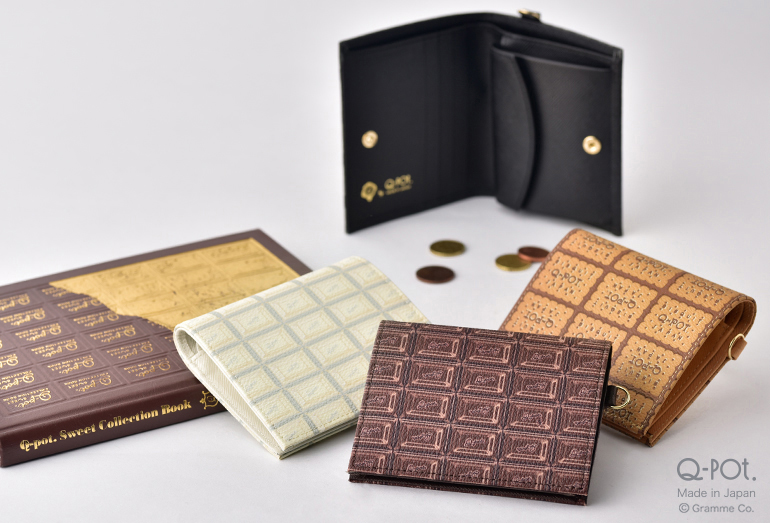 Marché du Q-pot.”からチョコレート&ビスケットカードケースが7月17日