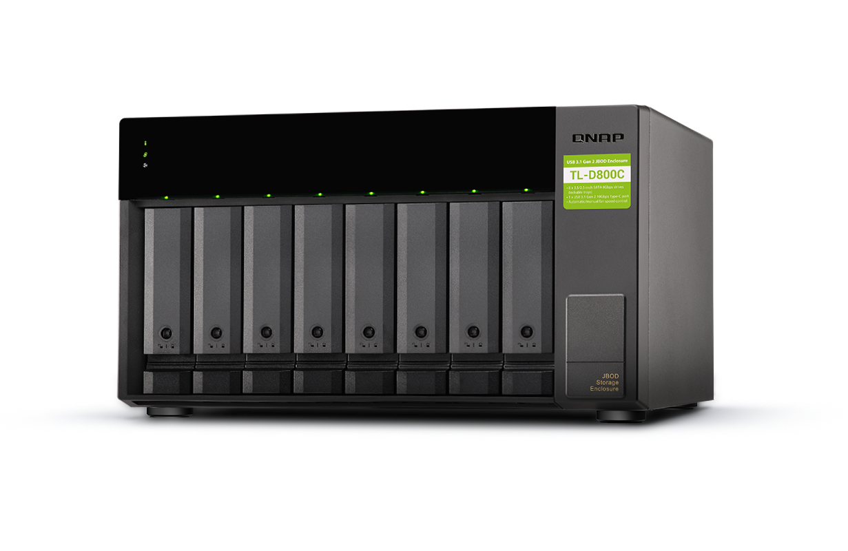 TL-D800C (USB) | USB 3.2 Gen2 Type-C high-capacity JBOD storage