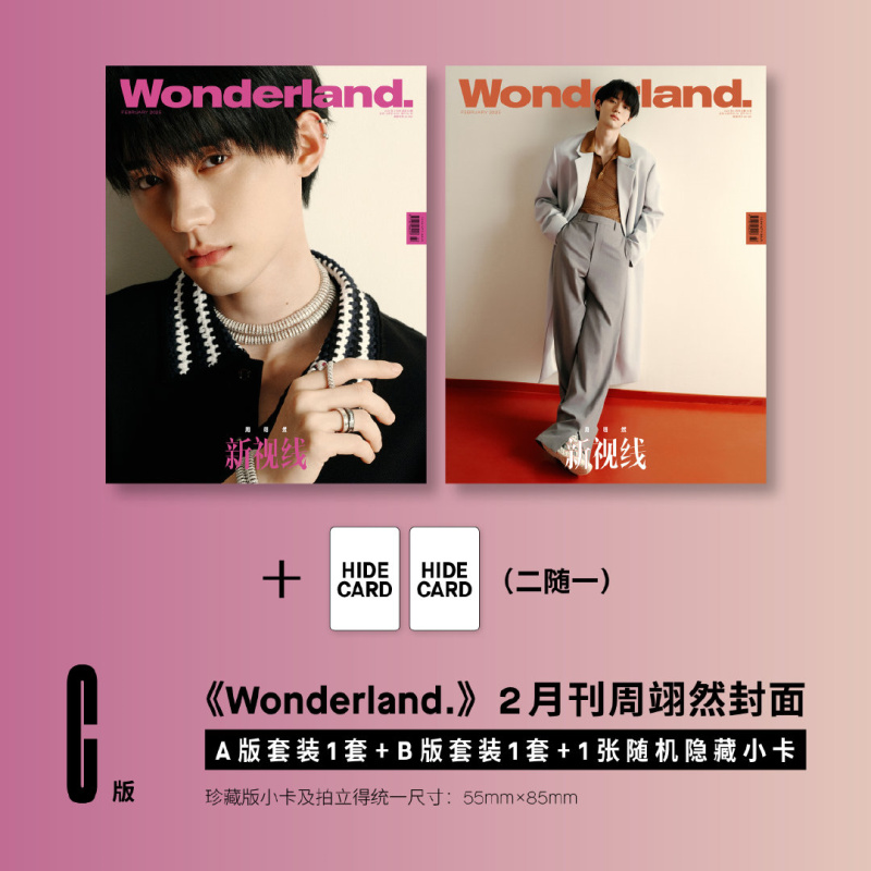 中国雑誌 新視線 『新視線Wonderland 2025年2月C版2冊セット（周翊然
