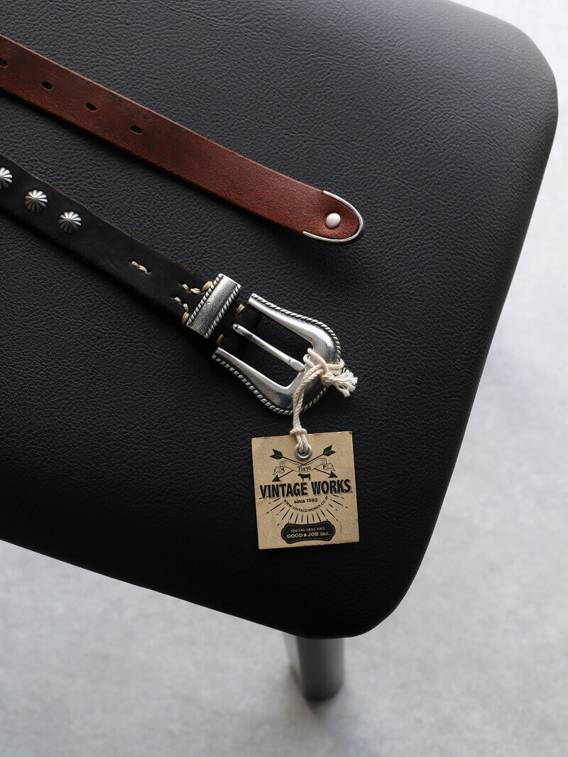 Vintage Works ヴィンテージワークス Leather belt 7Hole レザーベルト