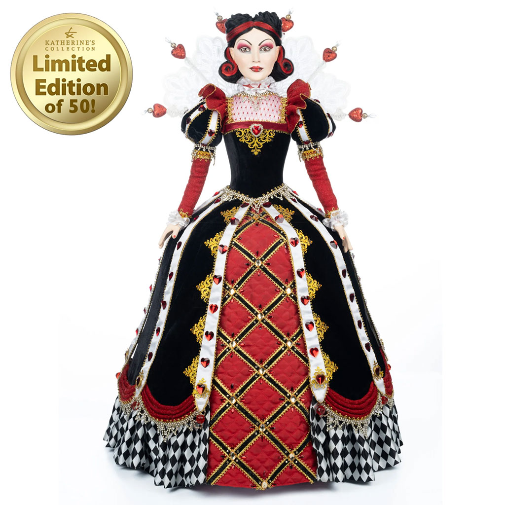 Heart and Wonderland Queen of Hearts Doll 86 cm | Katherine's