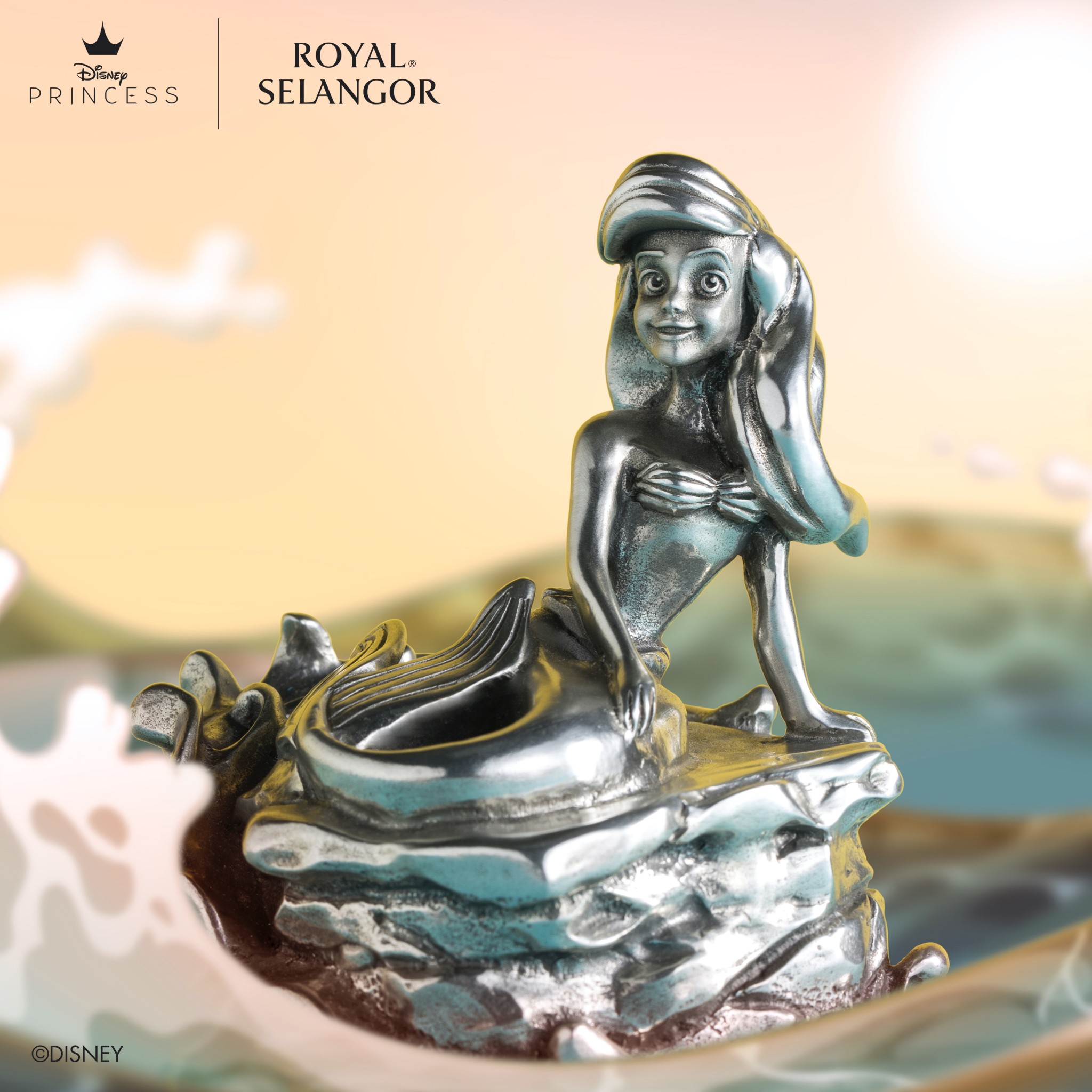 ディズニー カルーセルオルゴール アリエル｜【公式】ロイヤルセランゴール