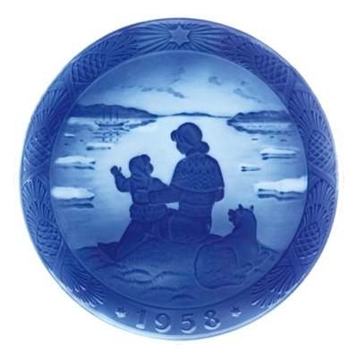 イヤープレート 1958年版 / 昭和33年|ロイヤル コペンハーゲン 公式