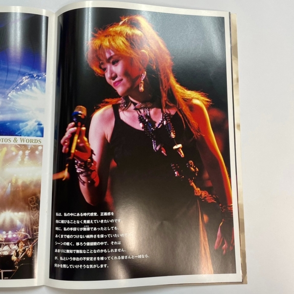 浜田麻里 写真集 20th anniversary CONCERT PHOTOS & WORDS | 音楽資料