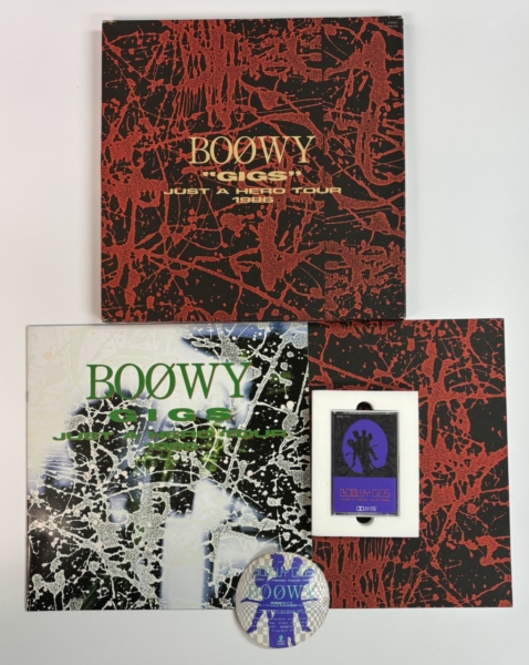 BOOWY 限定盤カセットテープ GIGS JUST A HERO TOUR 1986 | 音楽資料