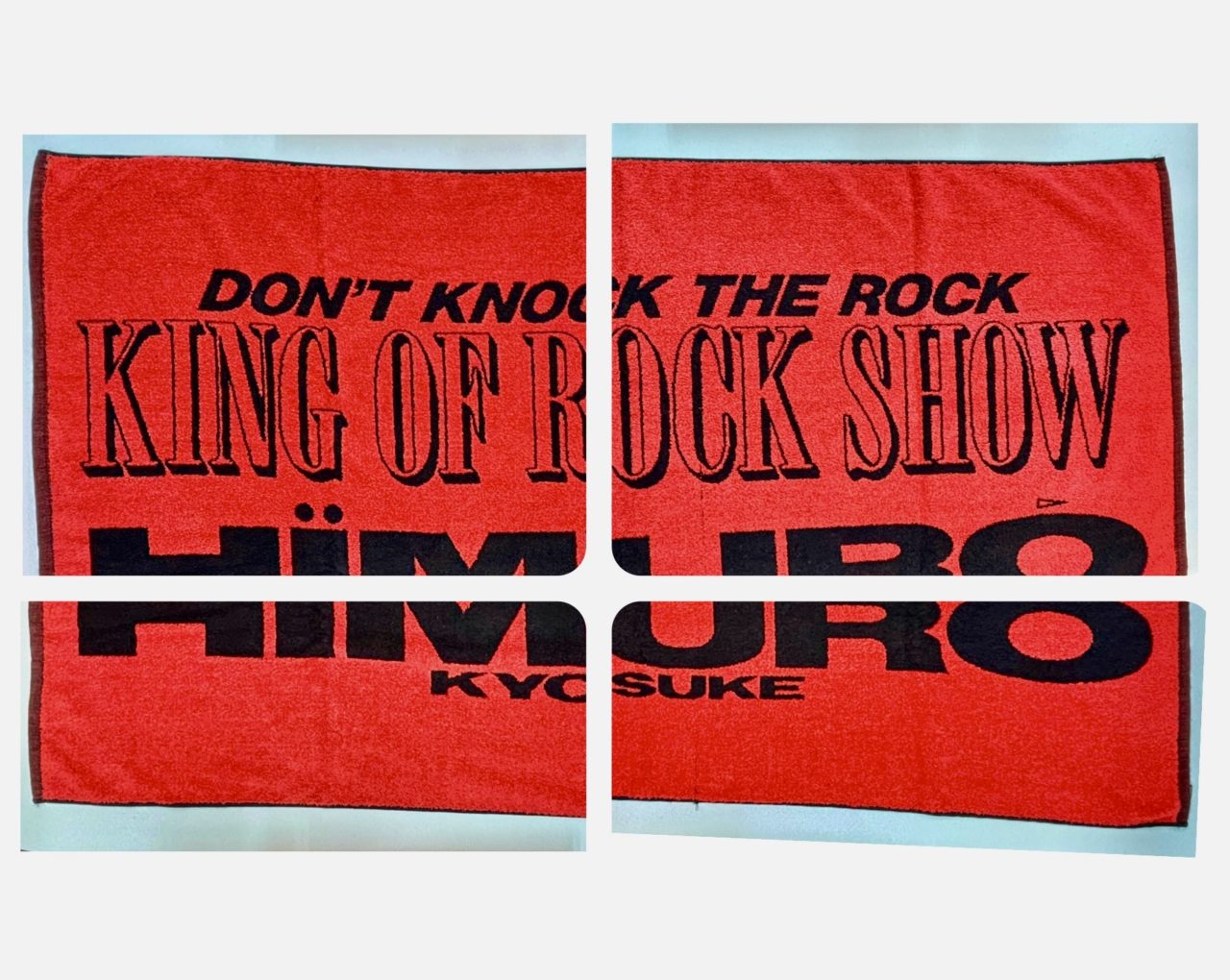 氷室京介 ツアータオル KING OF ROCK SHOW 1988年 | 音楽資料専門店