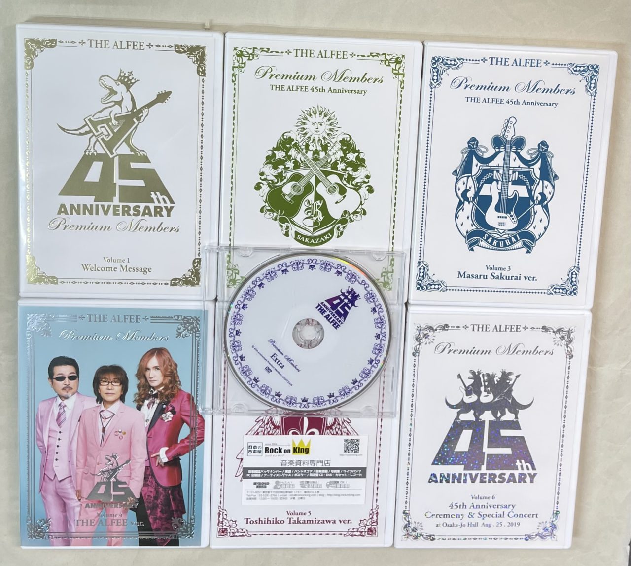 THE ALFEE 45th Anniversary Premium Members DVD 全7巻セット | 音楽