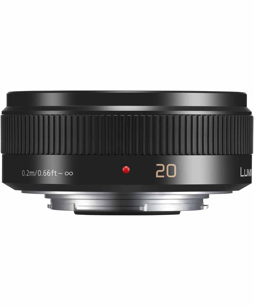 Panasonic Lumix 20mm f/1.7 Lens Black | Rockbrook Camera