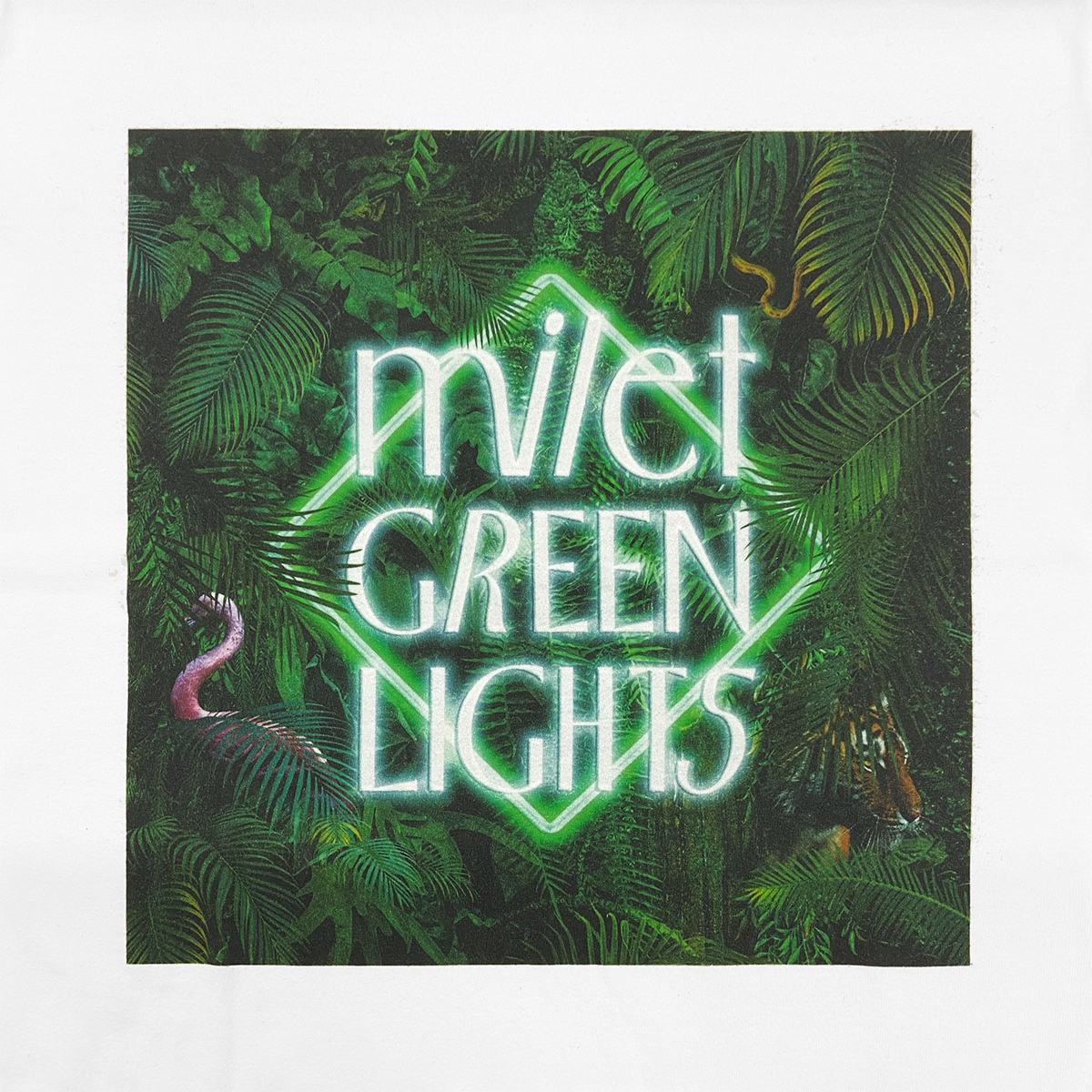 SALE]GREEN LIGHTS T-shirt (WHITE) | ソニーミュージック公式