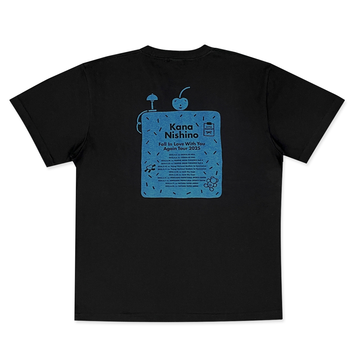 Kana Nishino Tour 2025 ツアーロゴTシャツ Black | ソニー