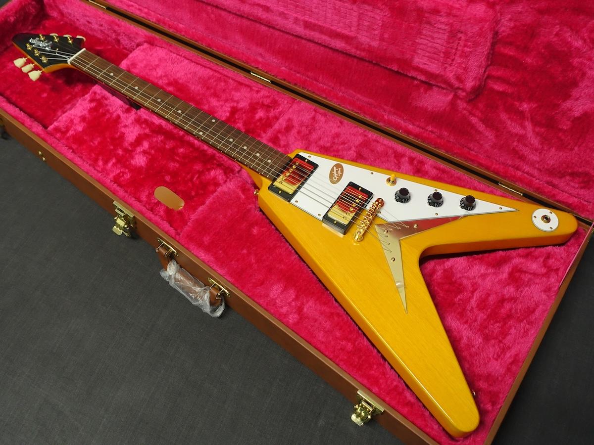 Epiphone 1958 Korina Flying V Aged Natural【2024年製】 <エピフォン