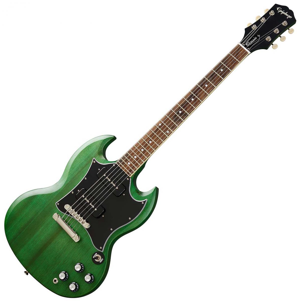 Epiphone SG Classic Worn P-90s Worn Inverness Green <エピフォン