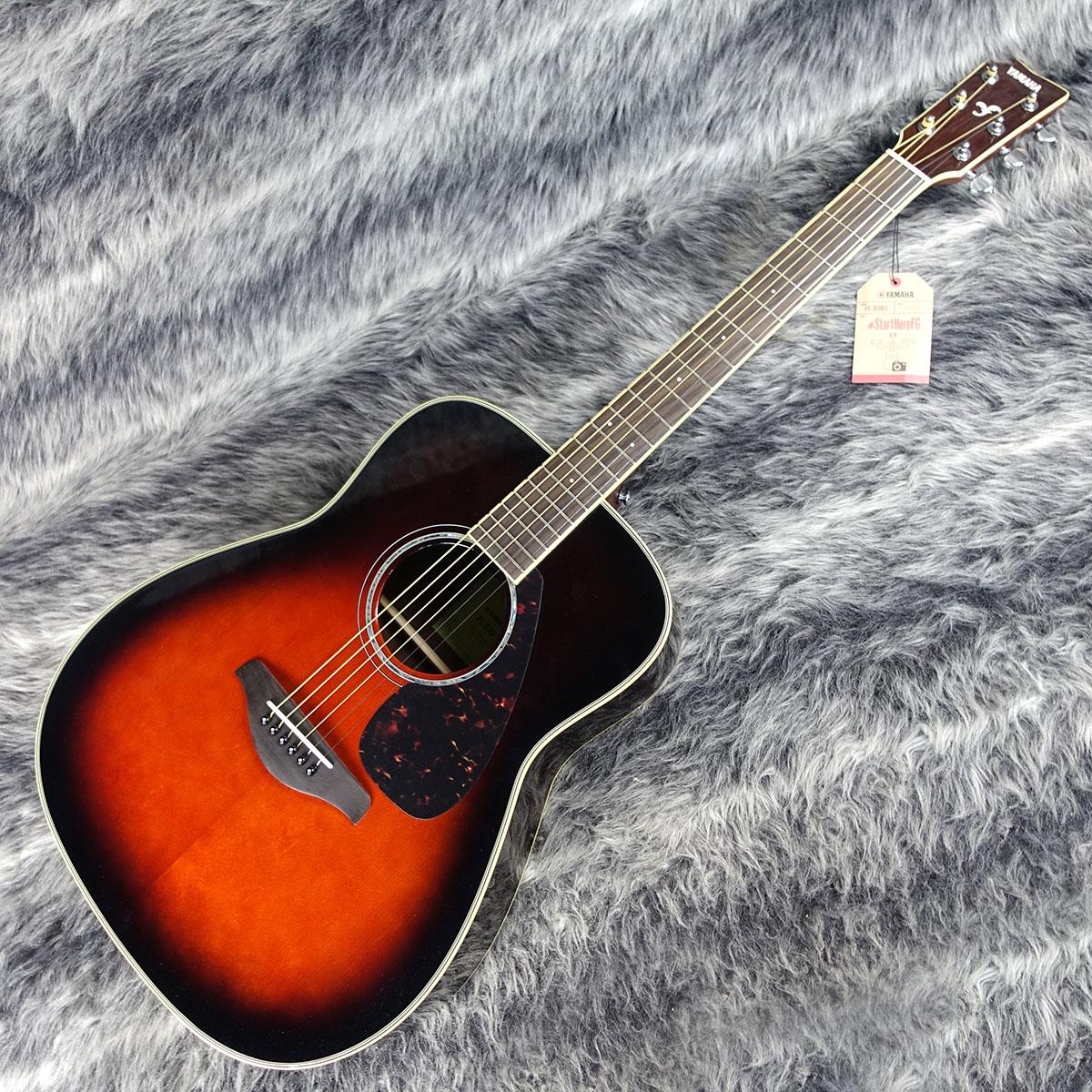 すぐ使える超美品 YAMAHA FG-830TBS トップ単板 低弦高調整済み YAMAHA / FG830 Tobacco Brown Sunburst (TBS) 【単板Top】 ヤマハ