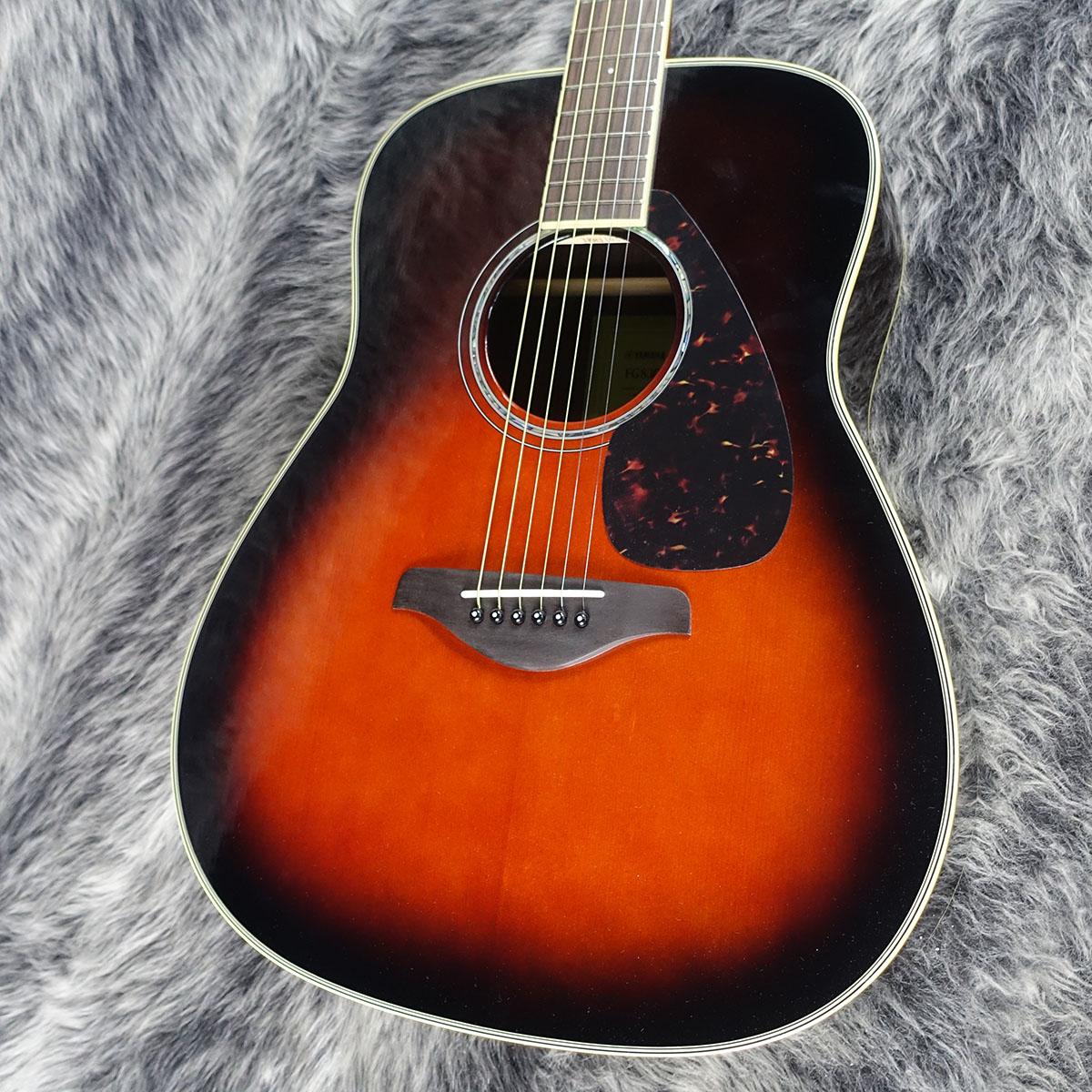 すぐ使える超美品 YAMAHA FG-830TBS トップ単板 低弦高調整済み YAMAHA / FG830 Tobacco Brown Sunburst (TBS) 【単板Top】 ヤマハ