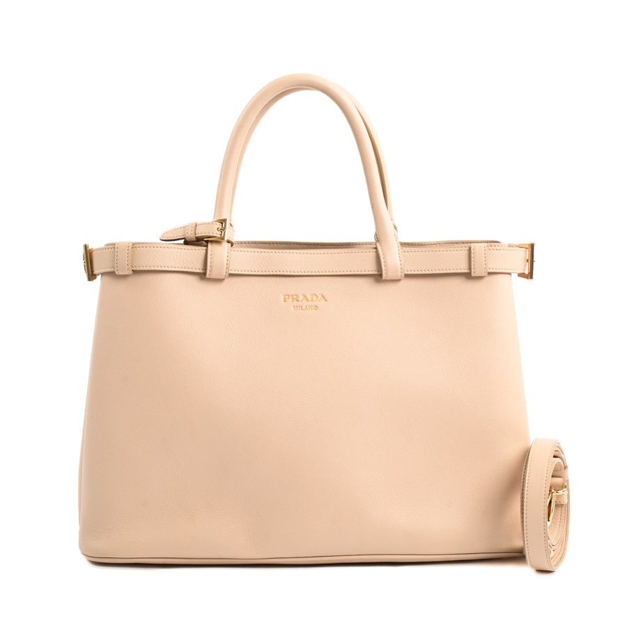 バックルダブルベルト付ミディアムハンドバッグ | 1BA417 | トート