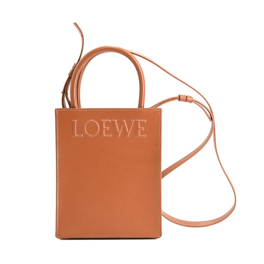 スタンダードA5トート(約W16.5xH20.5xD6cm(実寸) ブラウン / タン