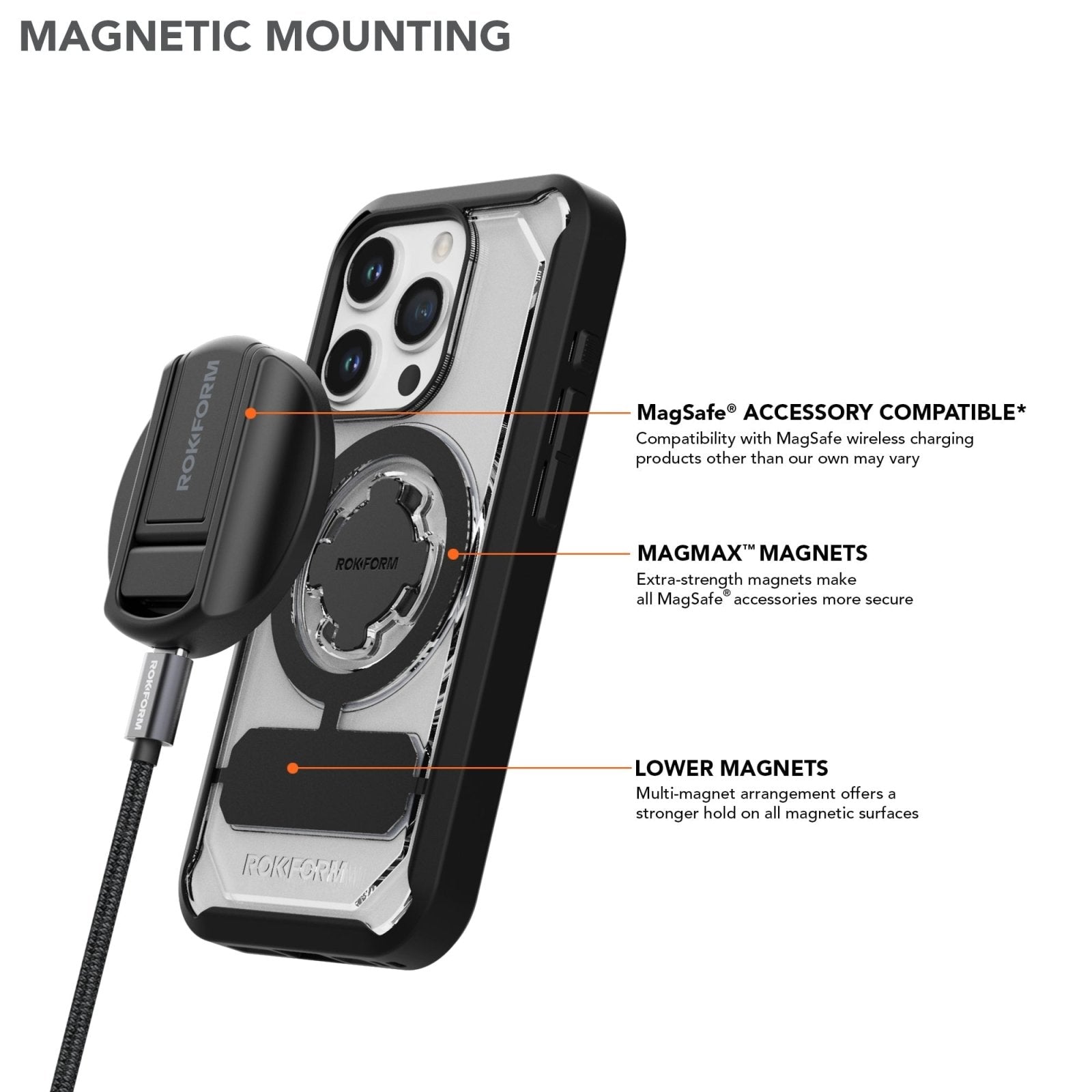 iPhone 15 Pro Clear Case - Crystal Series | ROKFORM.com