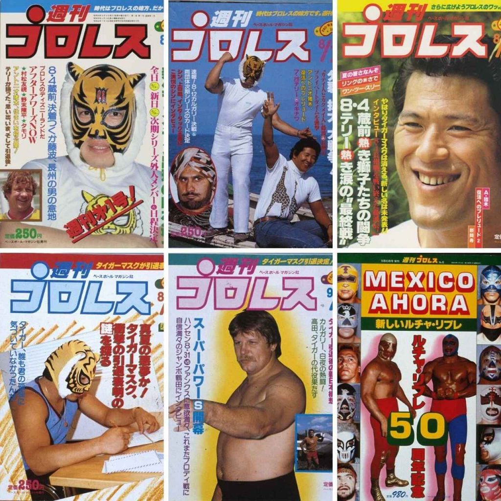 昭和のプロレス雑誌（紙）」～週プロ、ゴング、ファイト、ビッグ