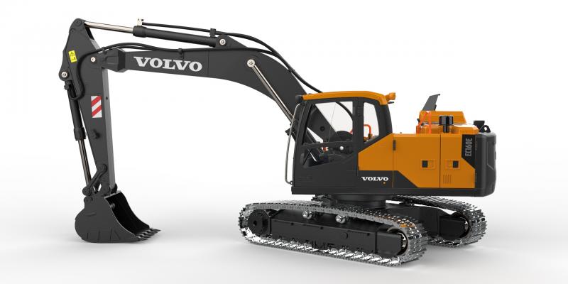 Double E Hobby - 1/14 Volvo EC160 Full Metal Hydraulic Excavator