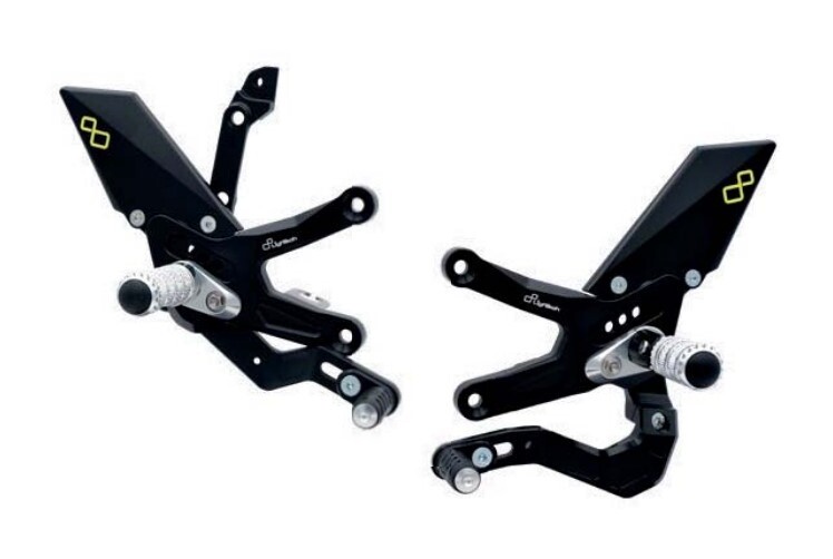 Lightech Track System Rearsets Kawasaki ZX-10R 2021-2025 - RevZilla