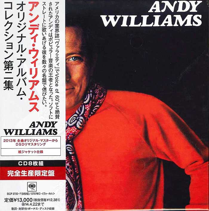 【限定紙ジャケット日本盤8CD】アンディ・ウイリアムス　アルバムコレクション 1 Amazon.co.jp: アンディ・ウィリアムス・オリジナル・アルバム