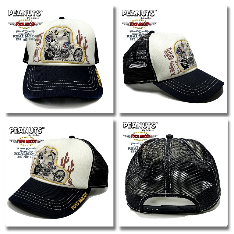 TOYS McCOY × SNOOPY メッシュキャップ No.TMA2502 