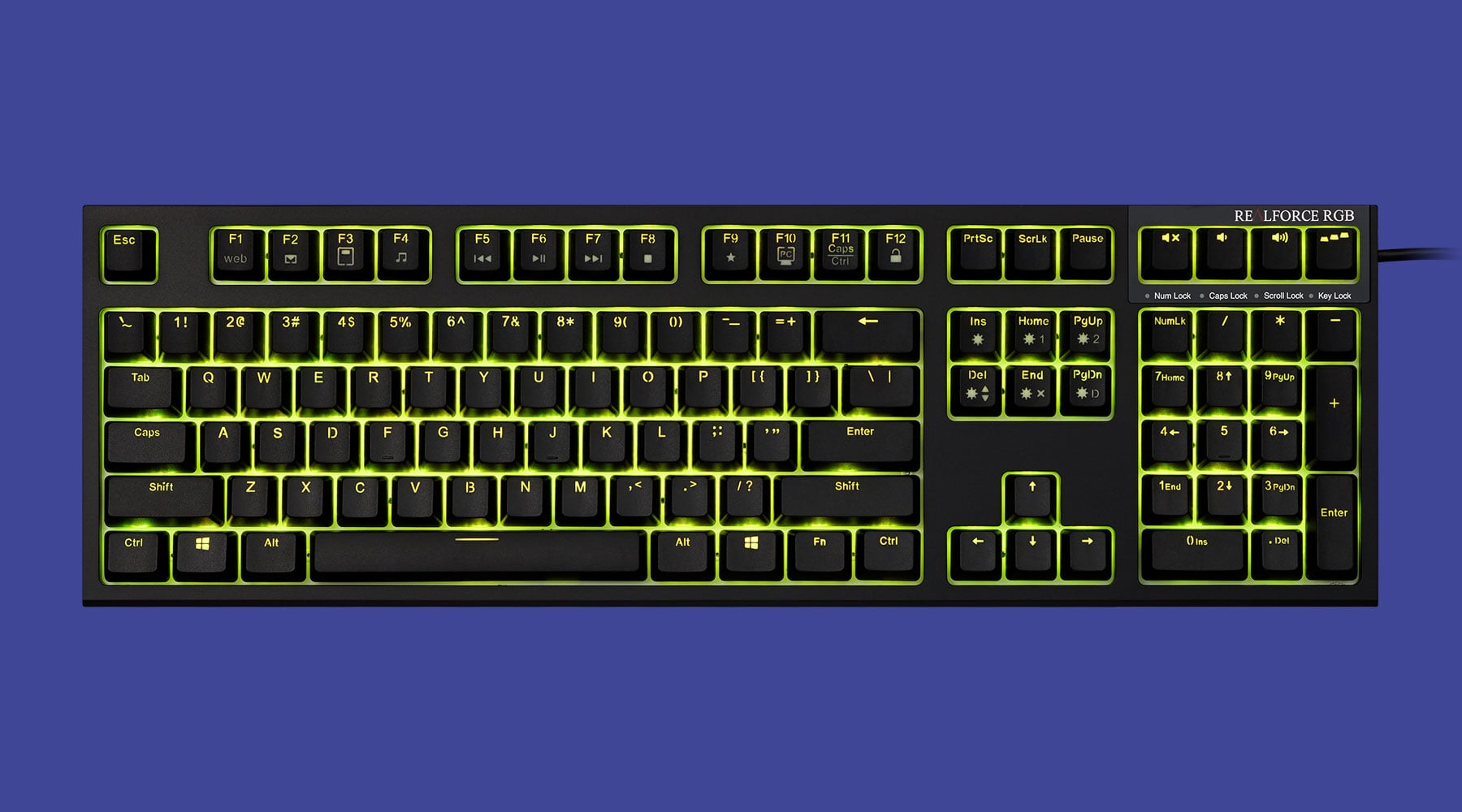 製品 : REALFORCE RGB（英語配列モデル） | REALFORCE | 日本製
