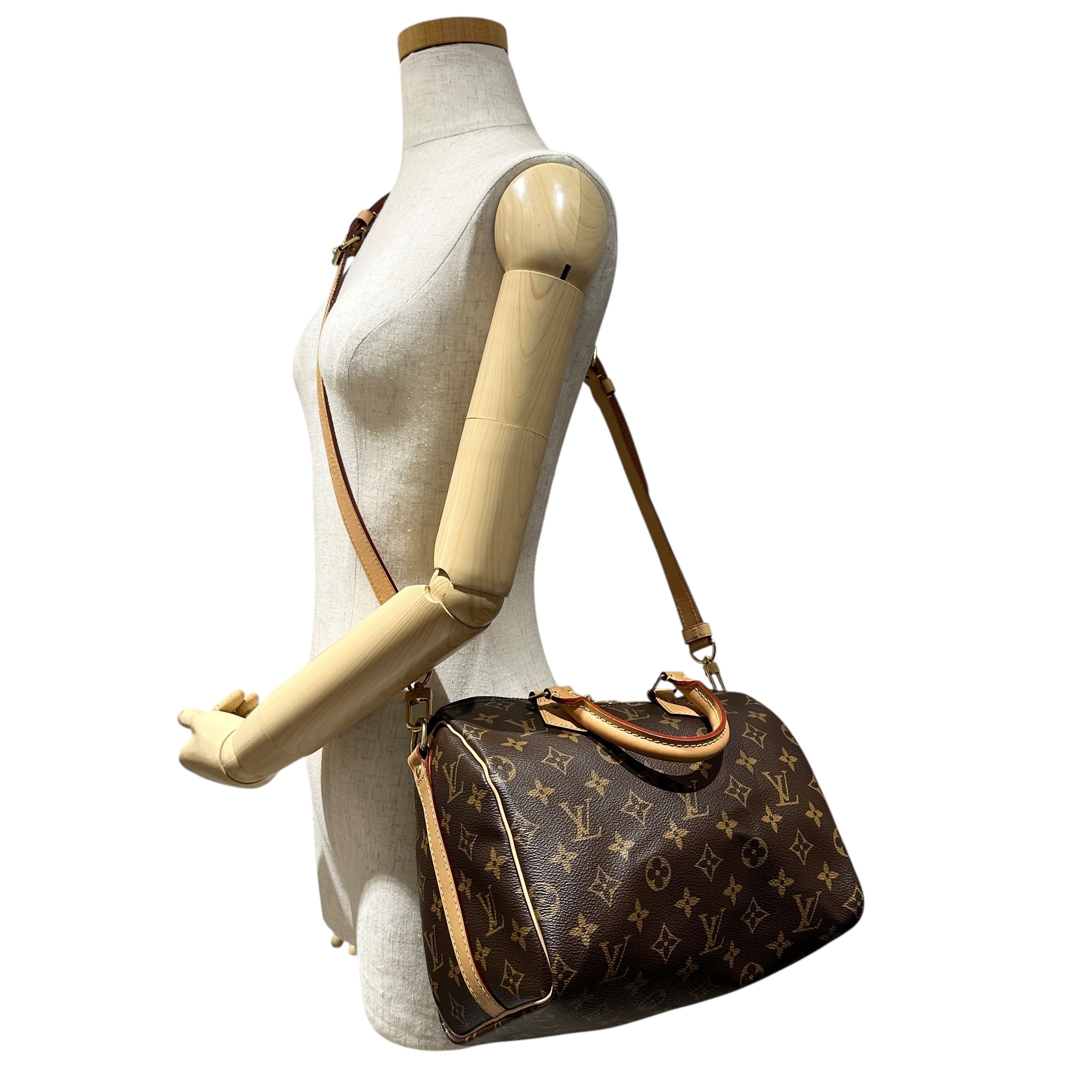 LOUIS VUITTON ルイ・ヴィトン モノグラム スピーディ・バンドリエール25