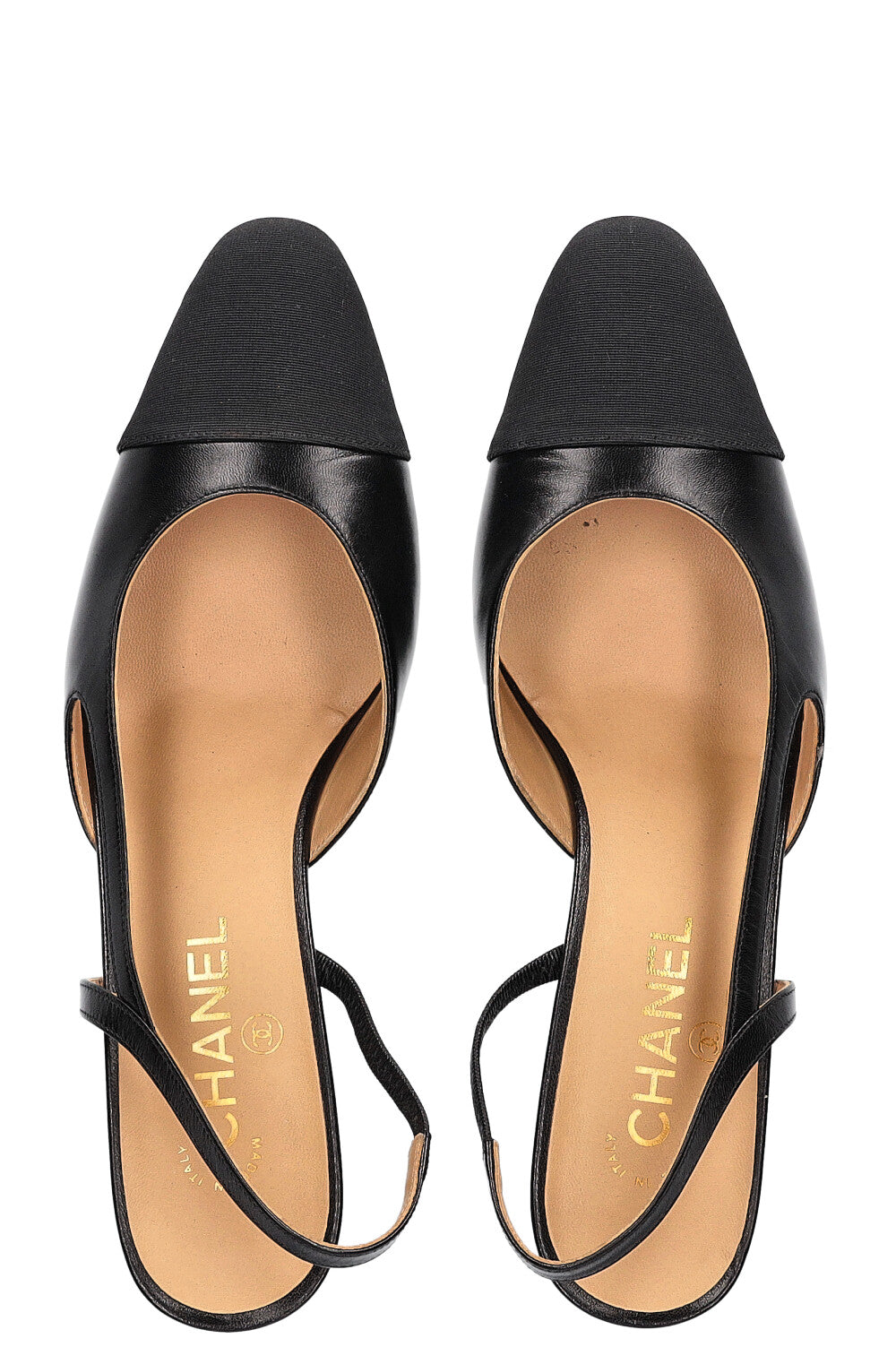 CHANEL Classic Slingback Heels Black – REAWAKE