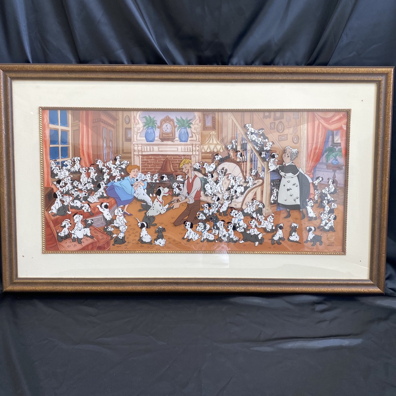 セル画】Disney ディズニー 101匹わんちゃん パノラマ セル画 証明書