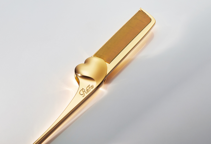 リファハートコーム アイラ ゴールド - ReFa HEART COMB Aira GOLD