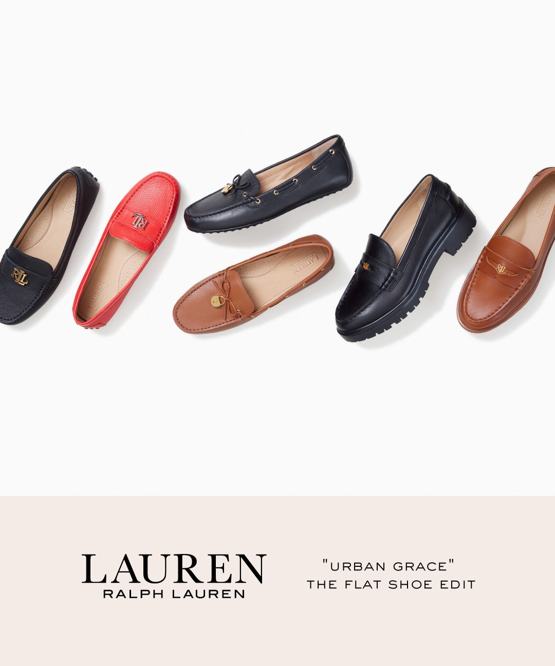 LAUREN RALPH LAUREN | フラットシューズで叶える、都会的な優雅さと