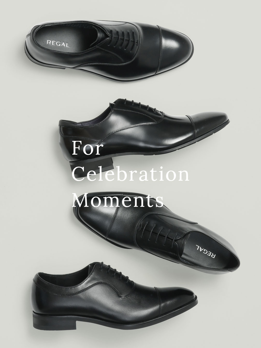 特別な日の装いに、その先の日常を。 REGALが提案する「黒のストレート