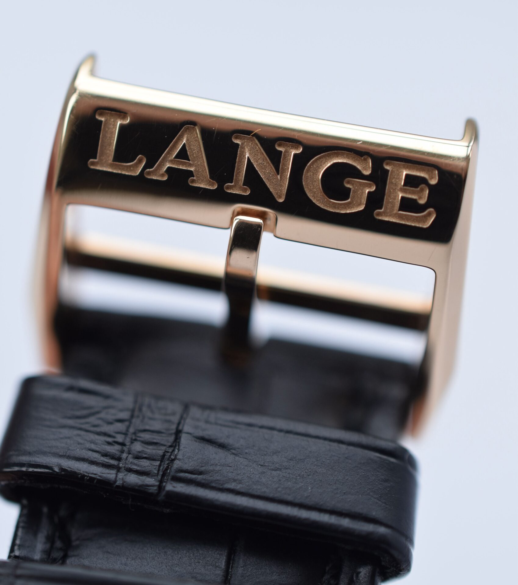 A fine and rare A. Lange & Söhne 18ct Pink Gold calendar