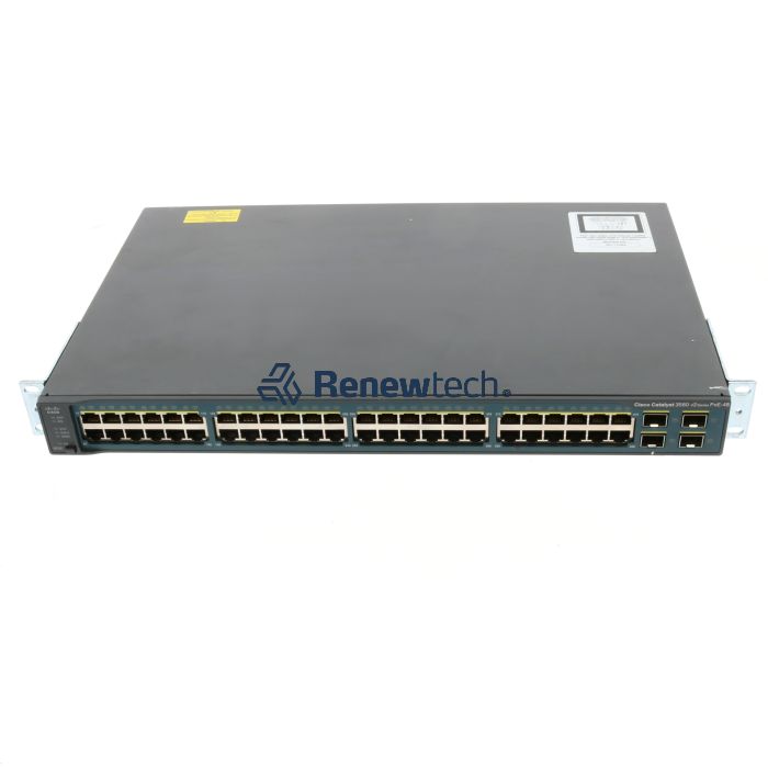CISCO WS-C3560V2-48PS-S - Cisco Catalyst 3560V2 48 10/100 PoE + 4