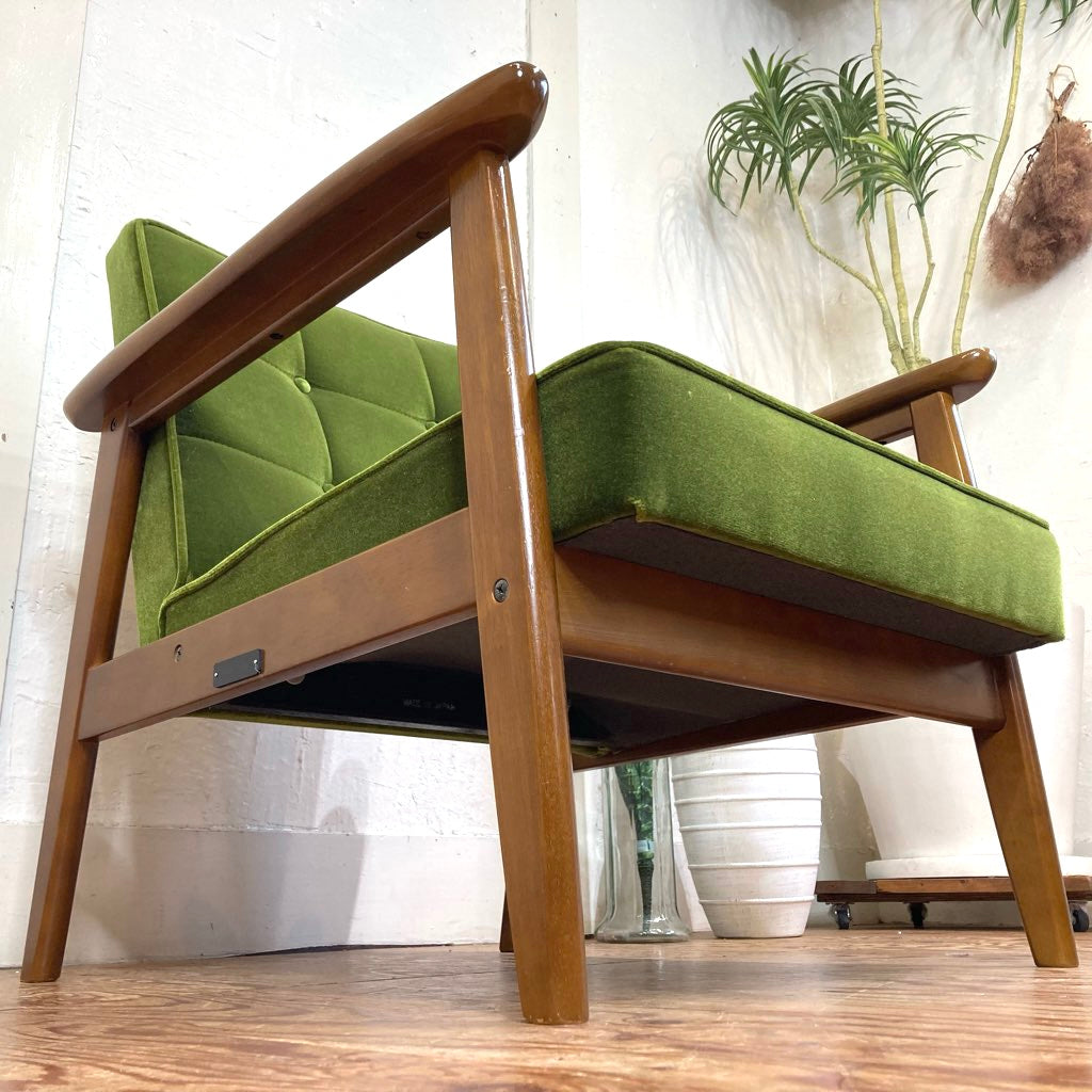 カリモク60 / karimoku Kチェア アームチェア モケットグリーン 1