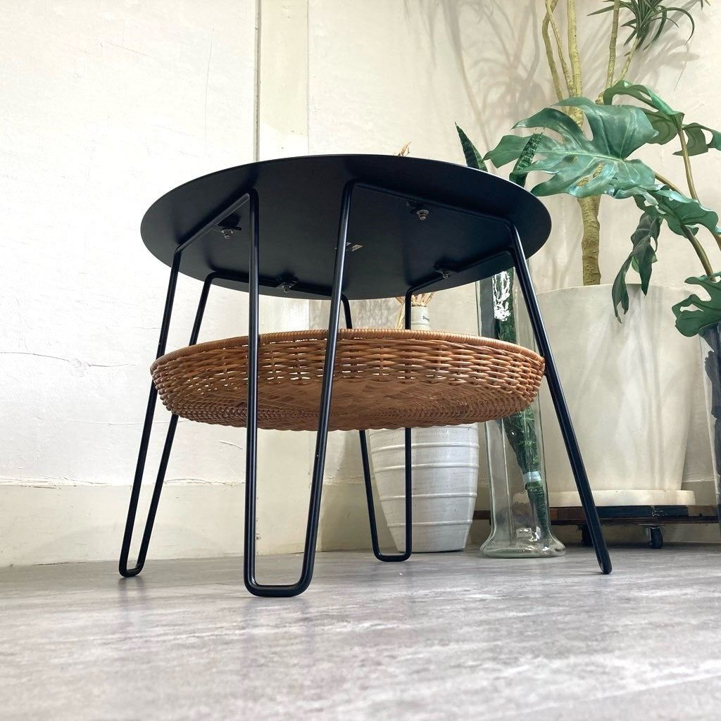 イデー / IDEE ワラビー ローテーブル ラウンドブラック 中古 モダン