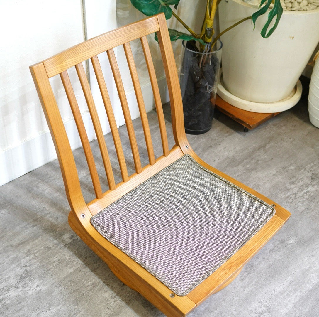 カリモク家具 / karimoku 木組み / kigumiシリーズ 回転座椅子 中古 和