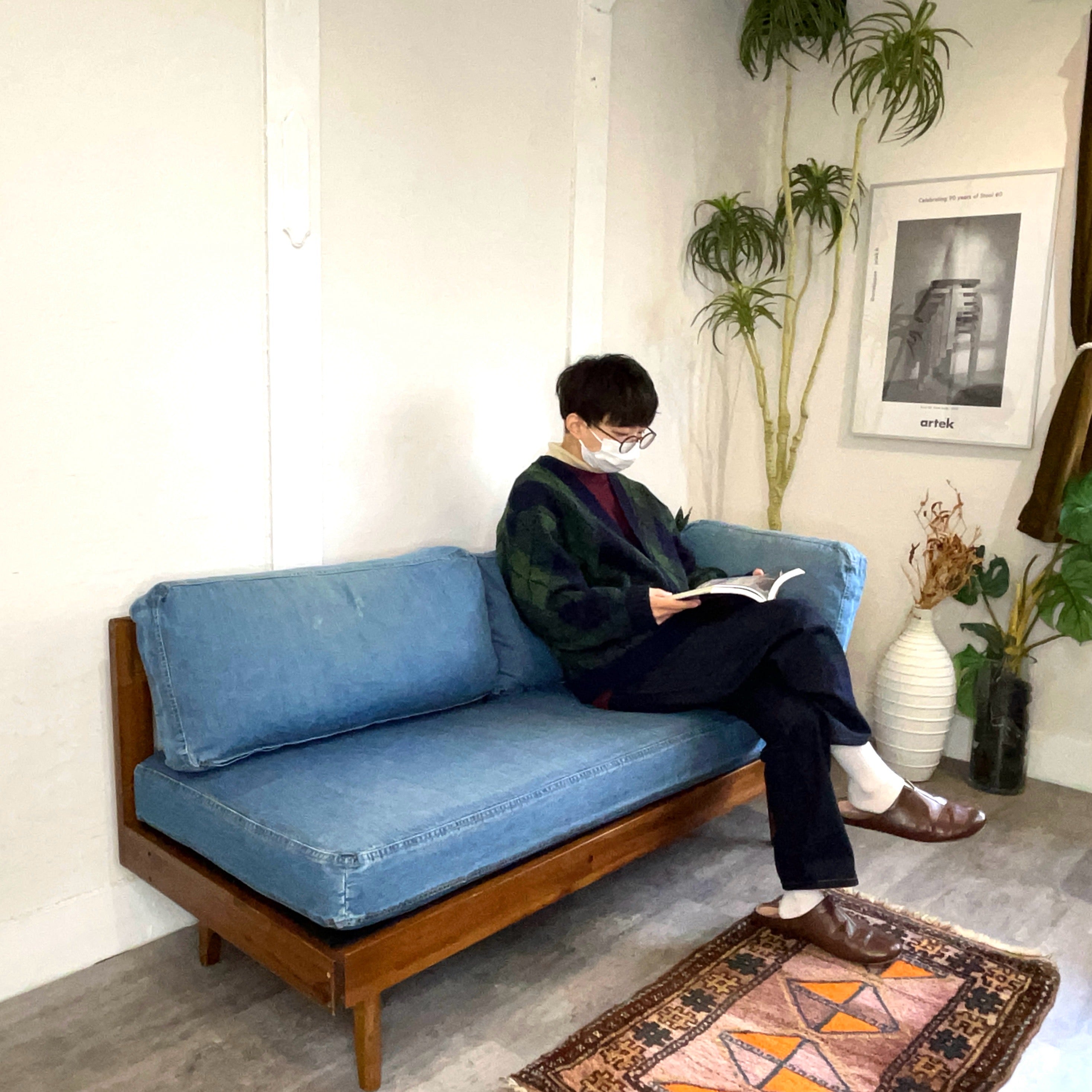 ウニコ / unico スウェラ / SWELLA ベンチアーム 片アーム ソファ