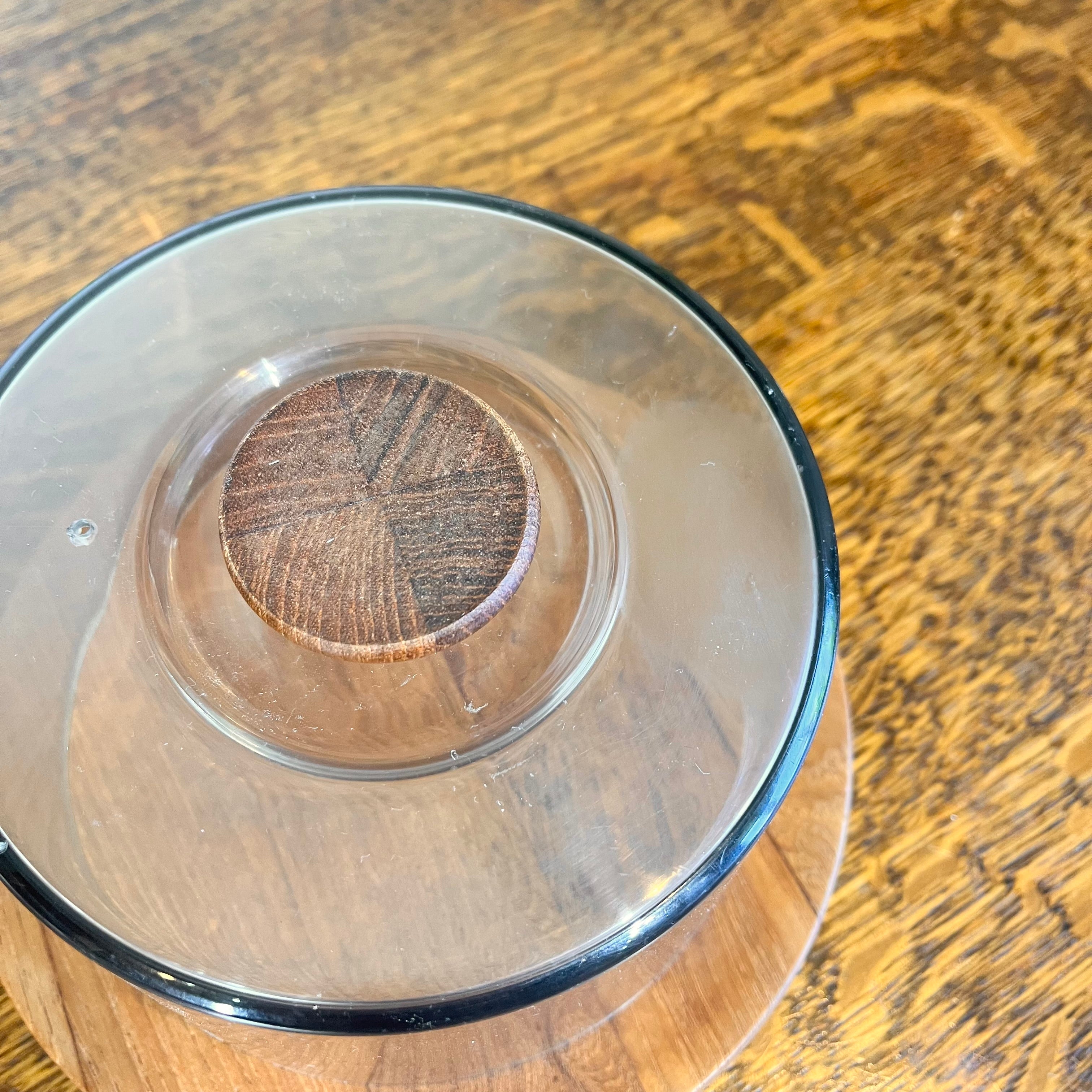 北欧ヴィンテージ チーズドームチーク材 デンマーク 60's 小物入れ