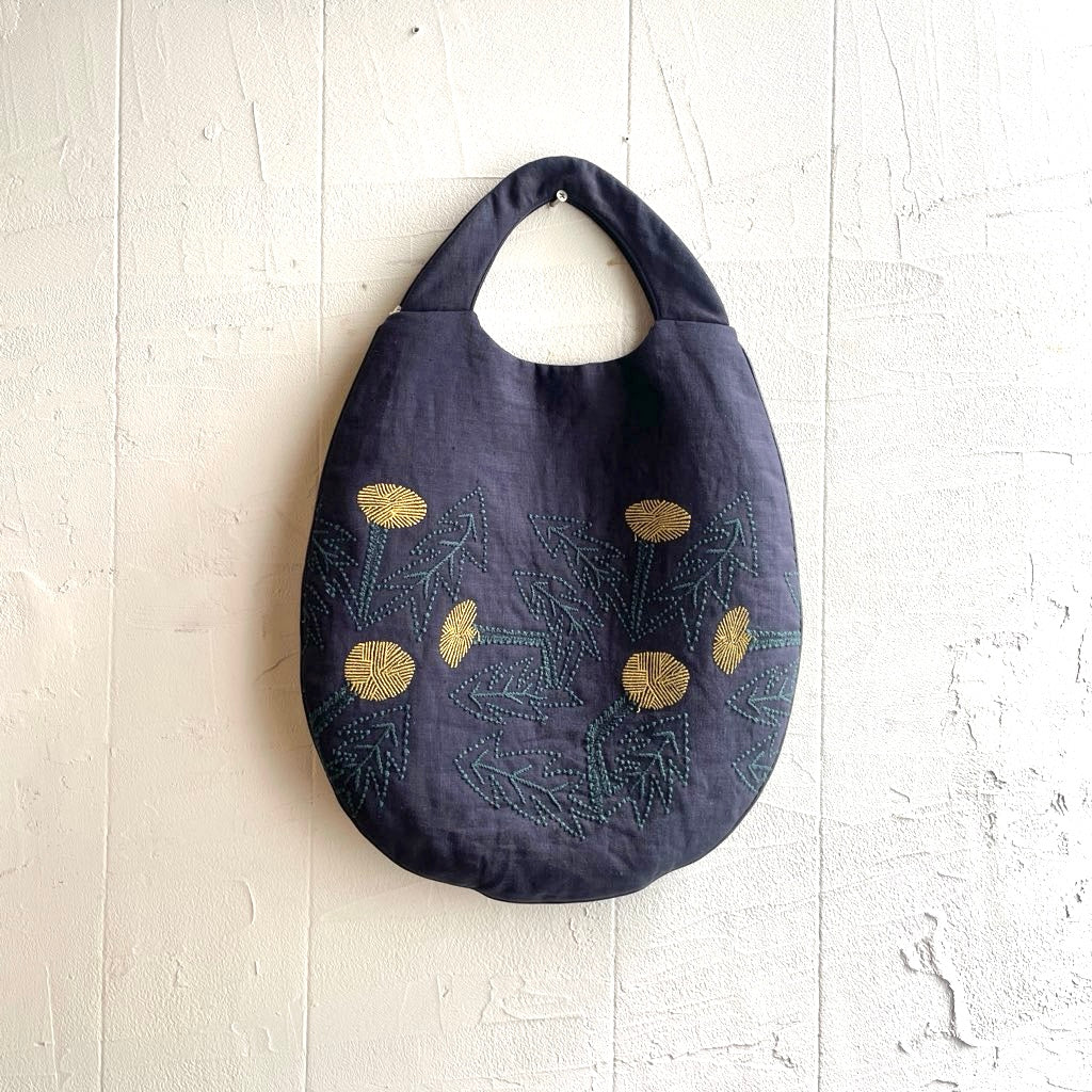 古着】ミナペルホネン / mina perhonen hope エッグバッグ tanpopo 未