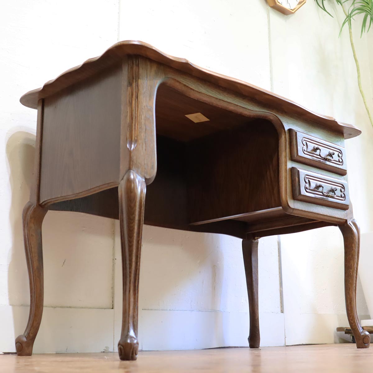 三越ブルージュ / Brugge ルーマニア製 オーク材 デスク アンティーク