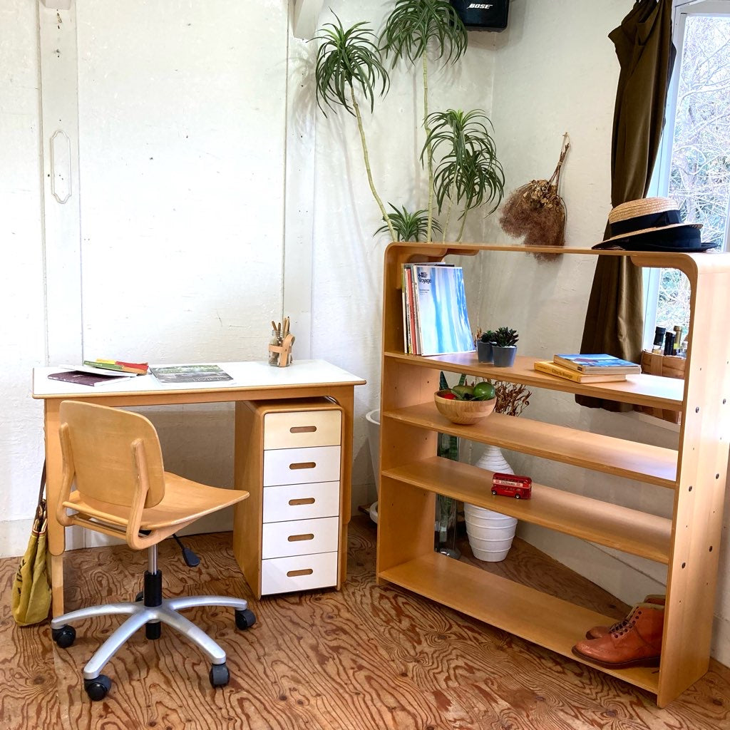 アクタス / ACTUS KIDS SAUTO ソウト デスク ワゴン チェア 3点セット