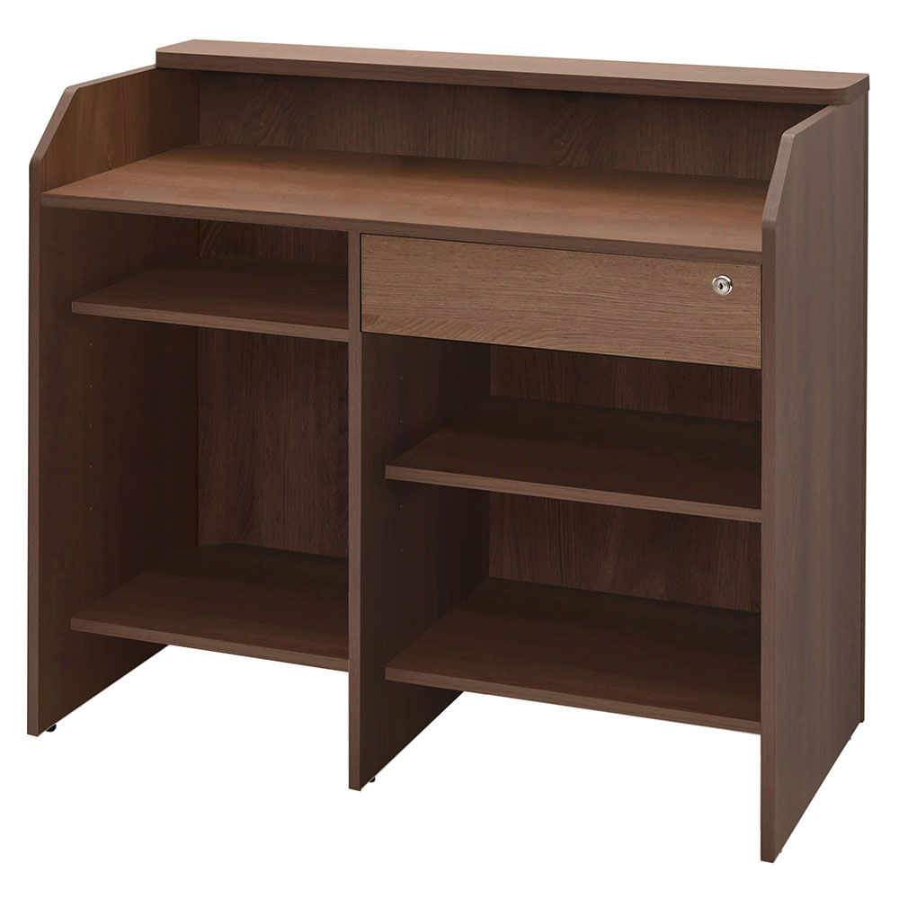 テンポ レジカウンター W1100 ウォルナット RFTRC-11DM | オフィス