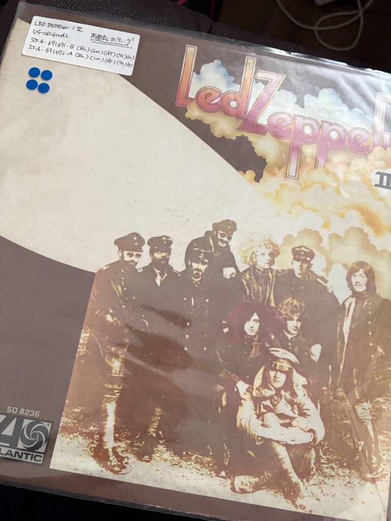 レコード比較】Led Zeppelin II UKオリジナル盤レビュー｜WRECKラベル
