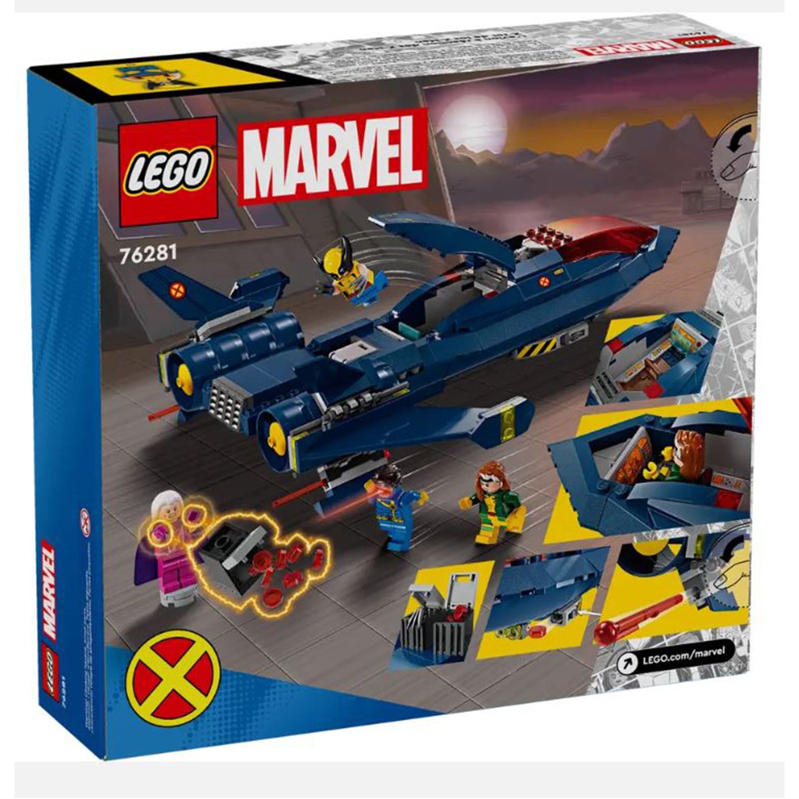 LEGO® Marvel X-Men X-Jet Building Set 76281| Radar Toys