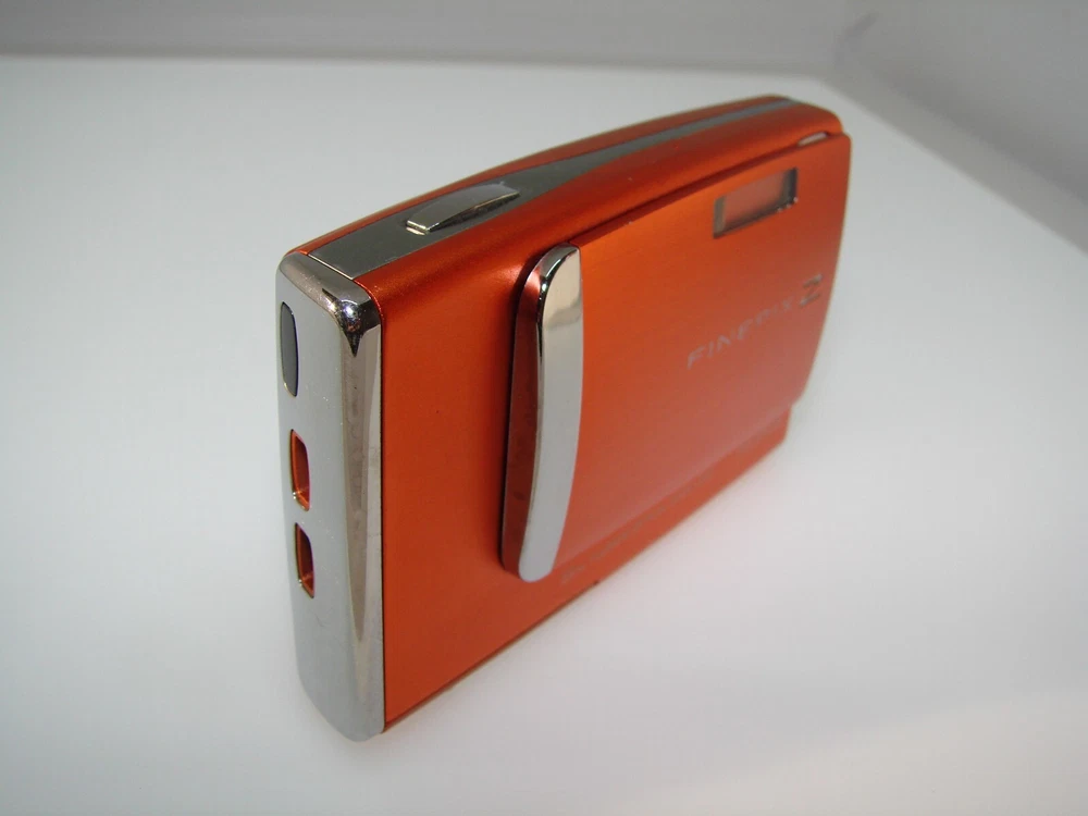 Fujifilm FinePix Z10fd Compact Digital Camera orange 7.2MP Tested