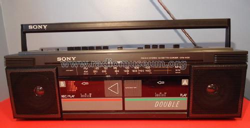 FM/AM Stereo Cassette-Corder CFS-W30 Radio Sony Corporation