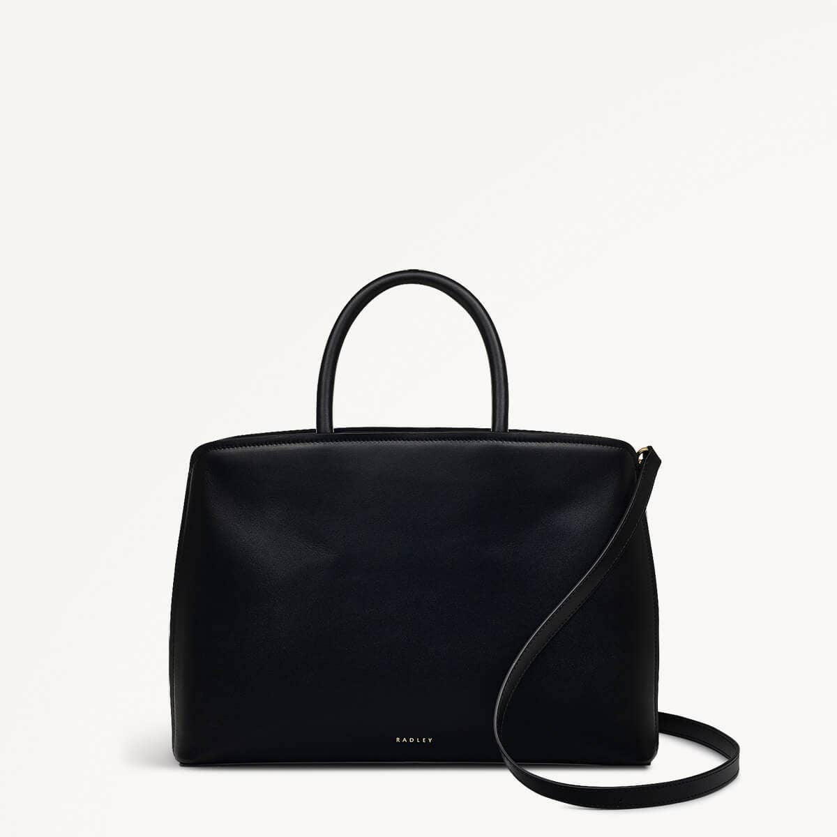 Black Medium Ziptop Grab | Bow Street Ss25 | Radley