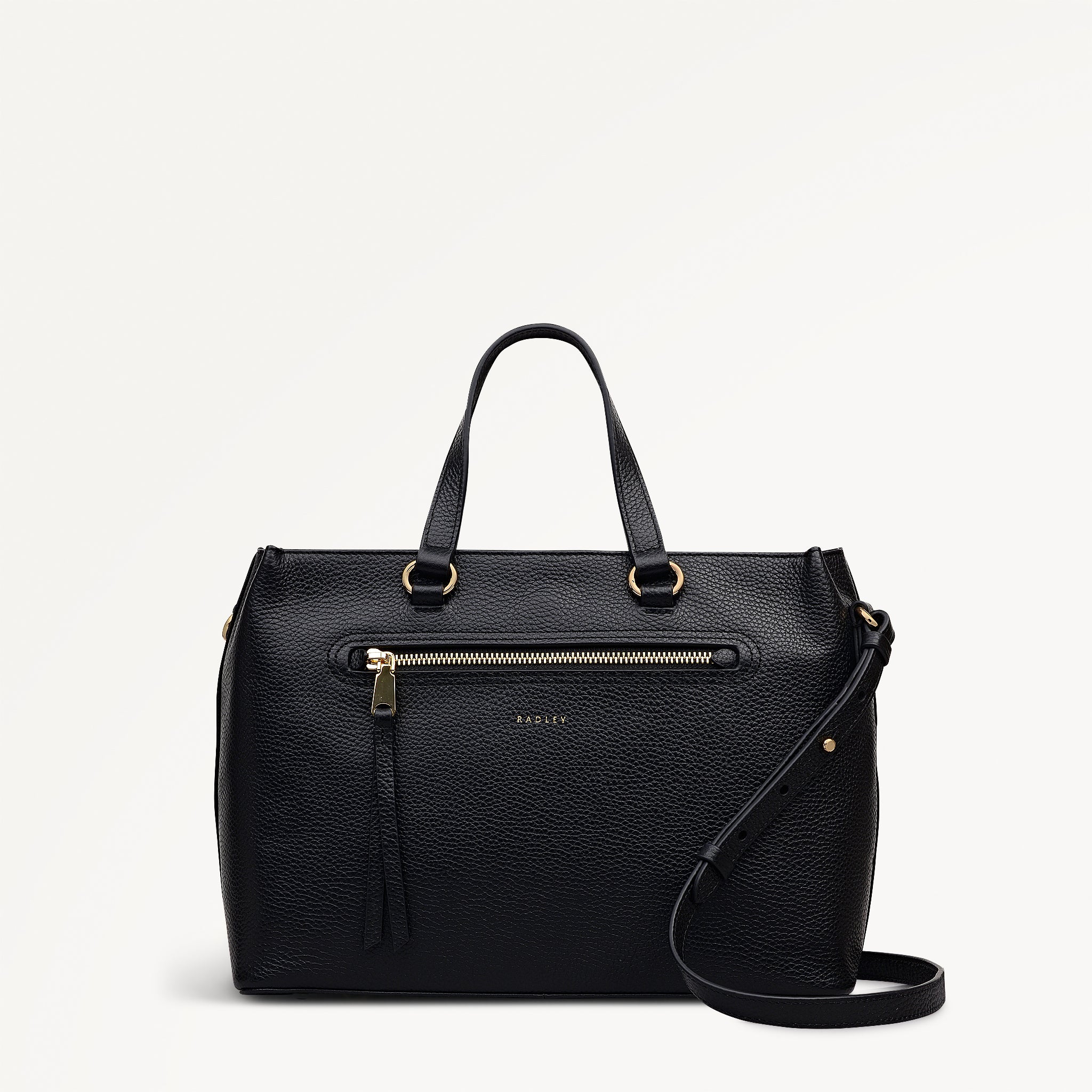 Black Medium Ziptop Grab | Pickwick AW25 | Radley London
